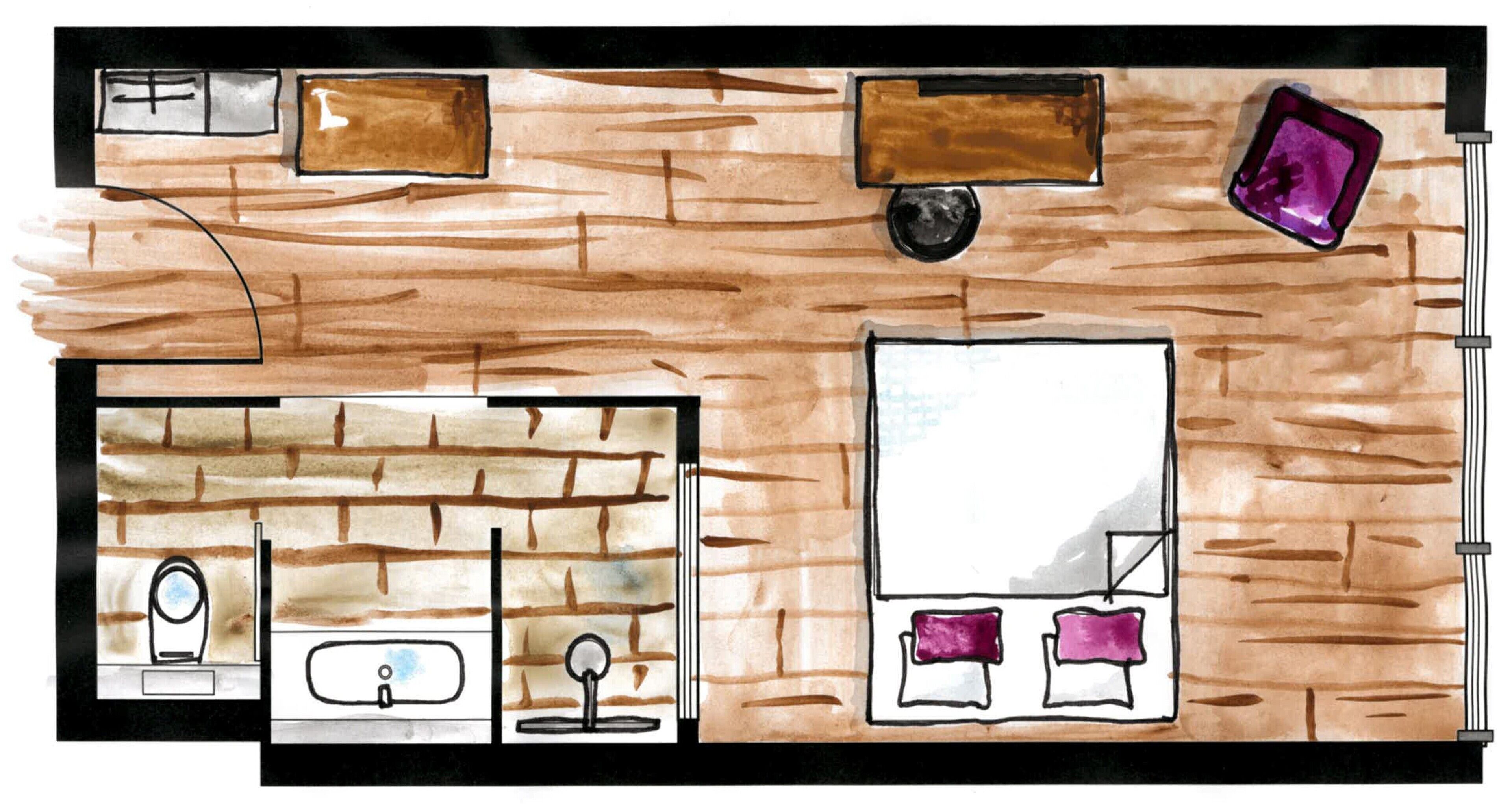 superior | 1 bedroom, in-room safe, blackout curtains, soundproofing