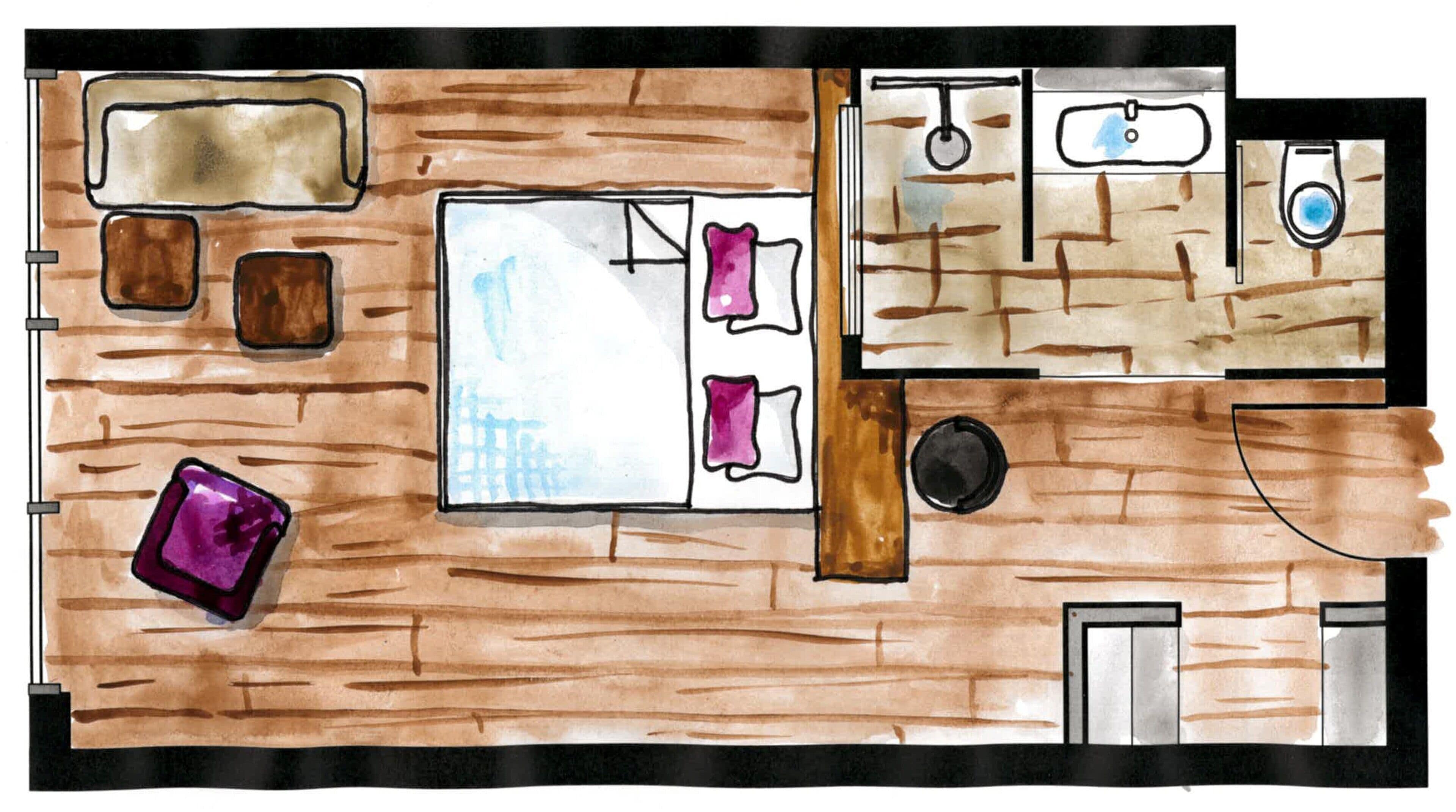 superior mit wasserblick | 1 bedroom, in-room safe, blackout curtains, soundproofing