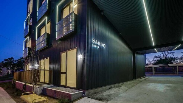A modern building with the name "Bardo Lofts" on the facade. - Bardo Lofts Suite #204 (Dallas)