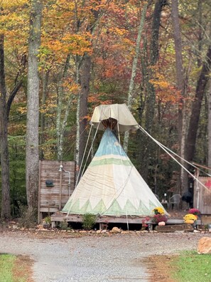 Overnattingsstedets uteområder