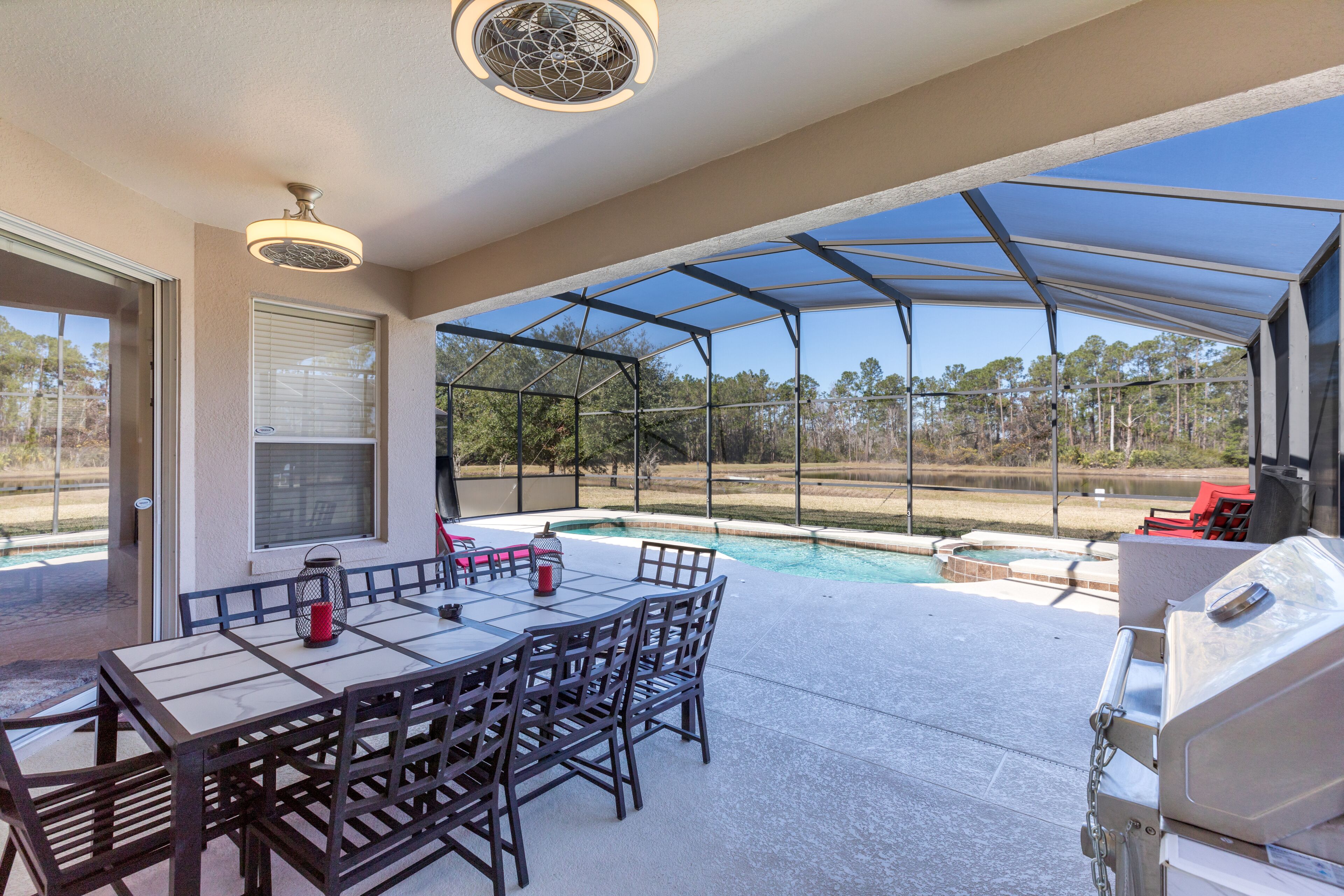 Lake view Disney golf villa