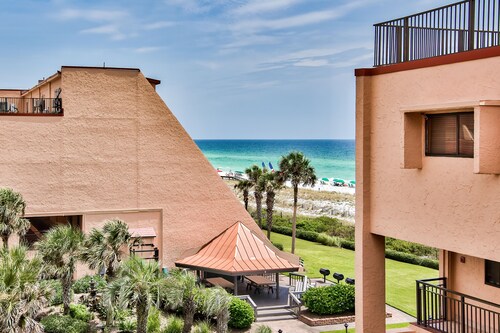 Updated Gulf Front Aegean Condo on Private Beach. Renovated 3BR Gem with a View