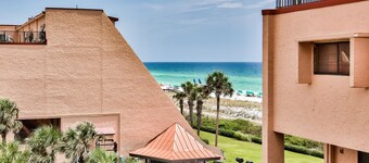 Updated Gulf Front Aegean Condo on Private Beach. Renovated 3BR Gem with a View