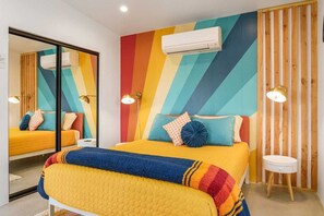 1 chambre, bureau, fer et planche à repasser, Wi-Fi gratuit