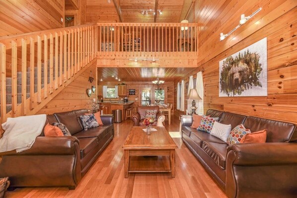 Smart TV, chimenea, videojuegos y reproductor de DVD 