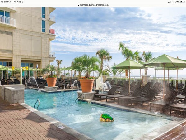 Indoor pool, outdoor pool