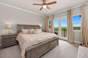 4 bedrooms, desk, iron/ironing board, travel cot