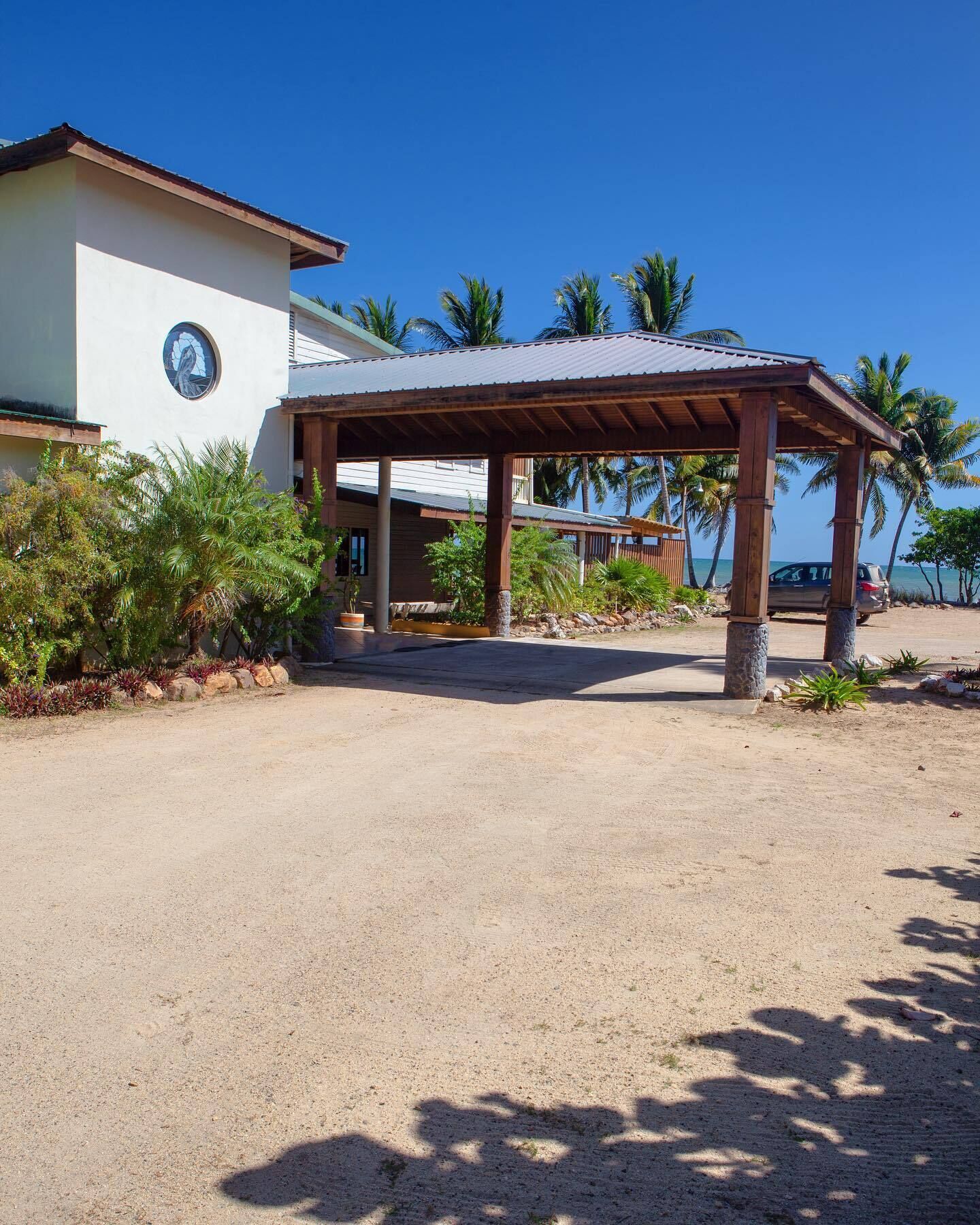 Konaklama yerinin ön cephesi