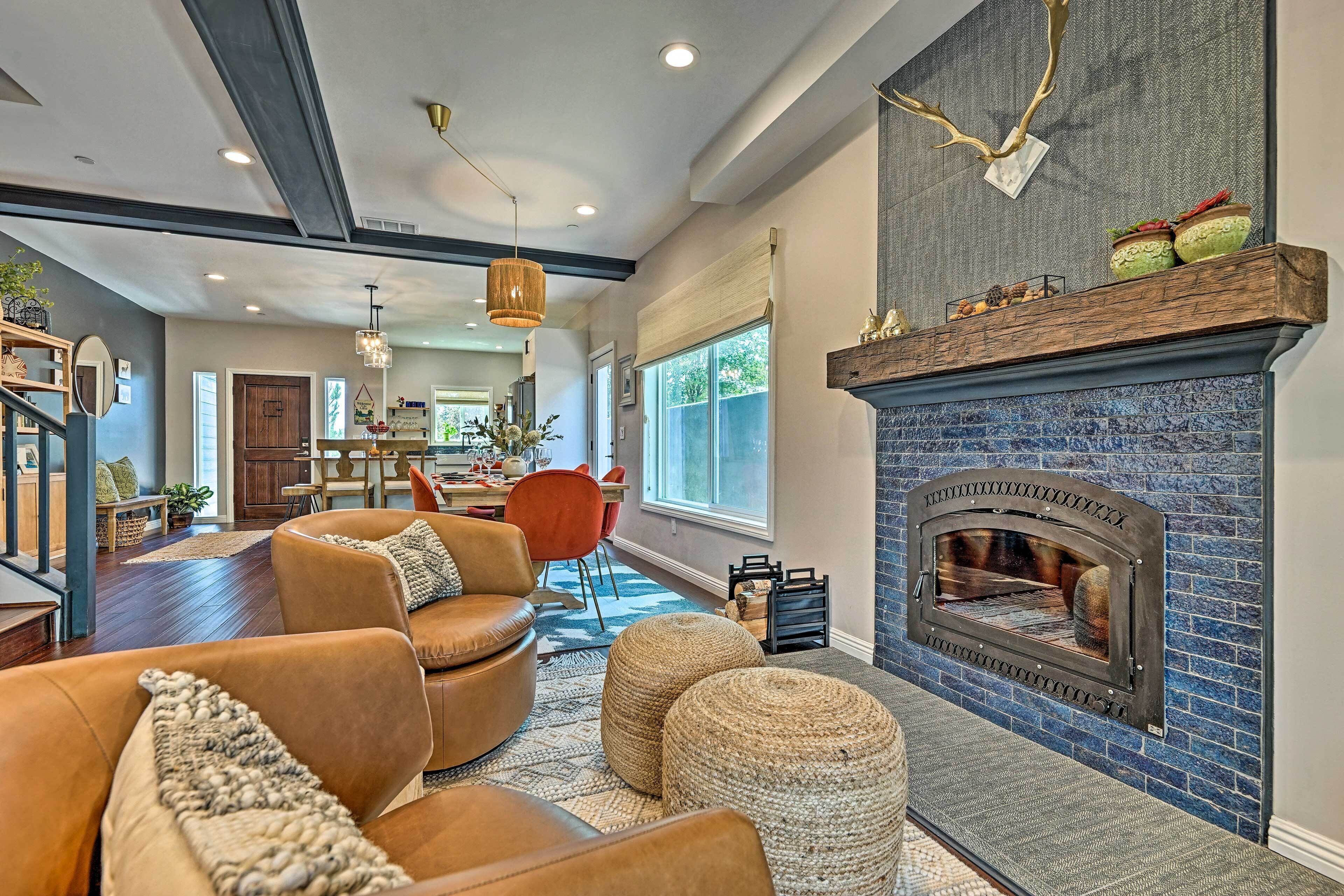 Luxe Lake Arrowhead Farmhouse w/ Deck + Patio