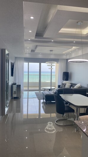 Blick von der Unterkunft