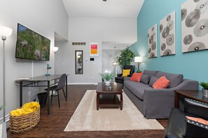 Smart TV, video library, offices