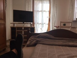 1 soveværelse, sengetøj