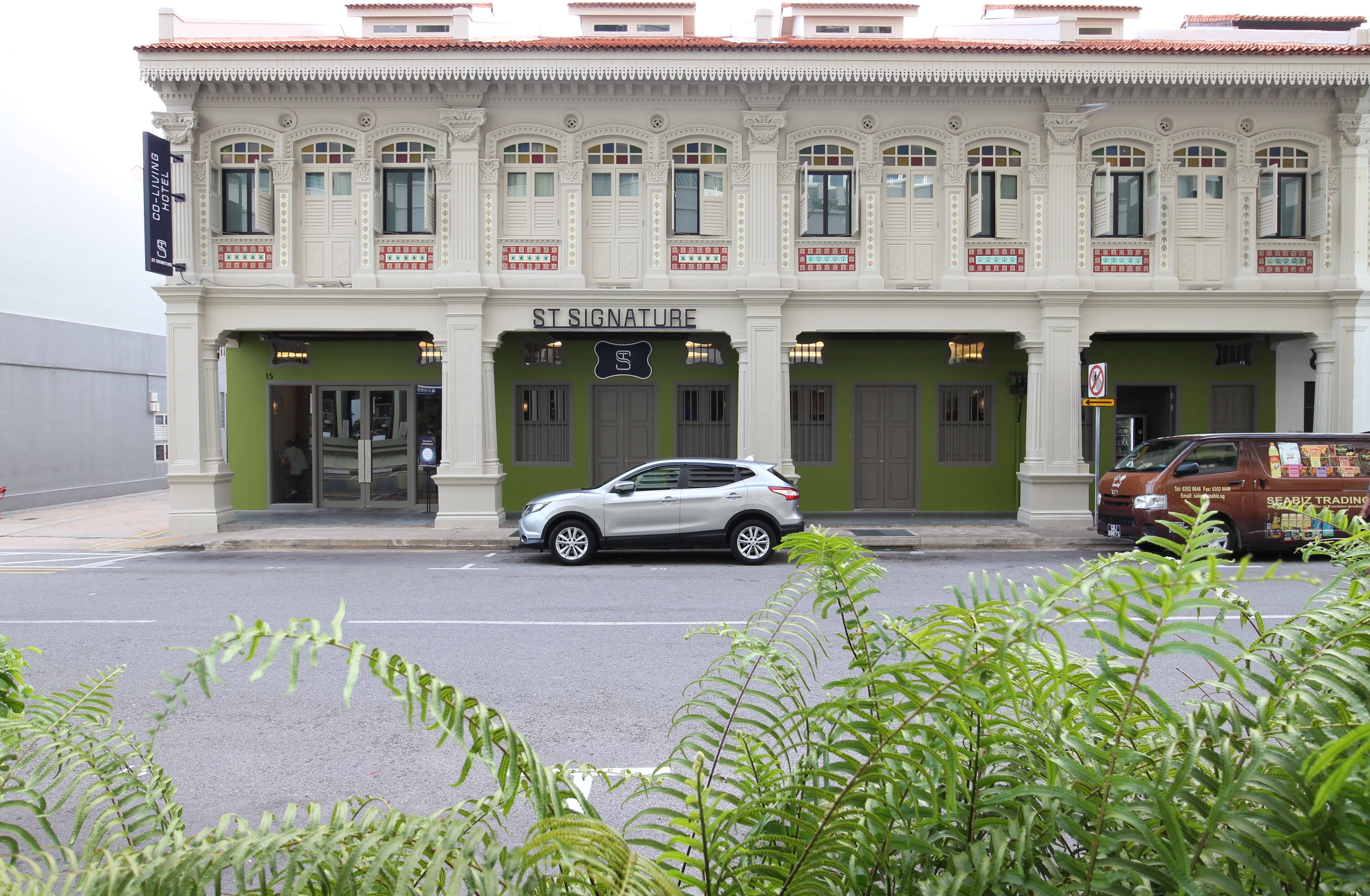 Fachada de la propiedad