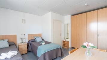 Basic Triple Room, 3 Twin Beds | Desk, laptop workspace, free WiFi, bed sheets