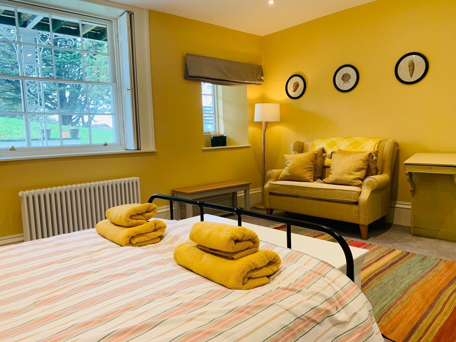 2 makuuhuonetta, vuodevaatteet