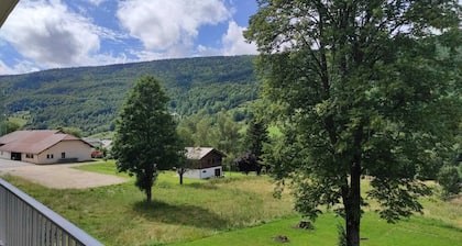 APPARTEMENT LELEXINE AVEC BALCON AU PIED DES PISTES SANS VIS A VIS