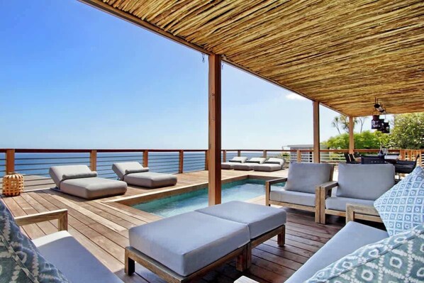 Terrace/patio - La Baia Camps Bay - Ultra Luxury, Pool, Hot tub (Cape Town)