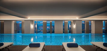 Indoor pool, outdoor pool
