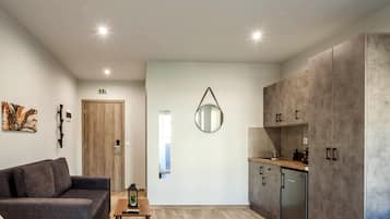 Comfort Studio (6) | Desk, laptop workspace, soundproofing, iron/ironing board