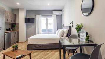 Desk, laptop workspace, soundproofing, iron/ironing board