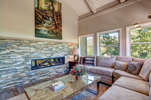 تلفزيون، مدفأة، مشغل دي في دي