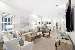 TV - WaterColor Retreat with Sunset Tower, Bikes, and Great Layout (Santa Rosa Beach)