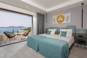 5 bedrooms, desk, iron/ironing board, WiFi - Villa Maris modern villa with Stunning Sea views near Dubrovnik (Orasac)