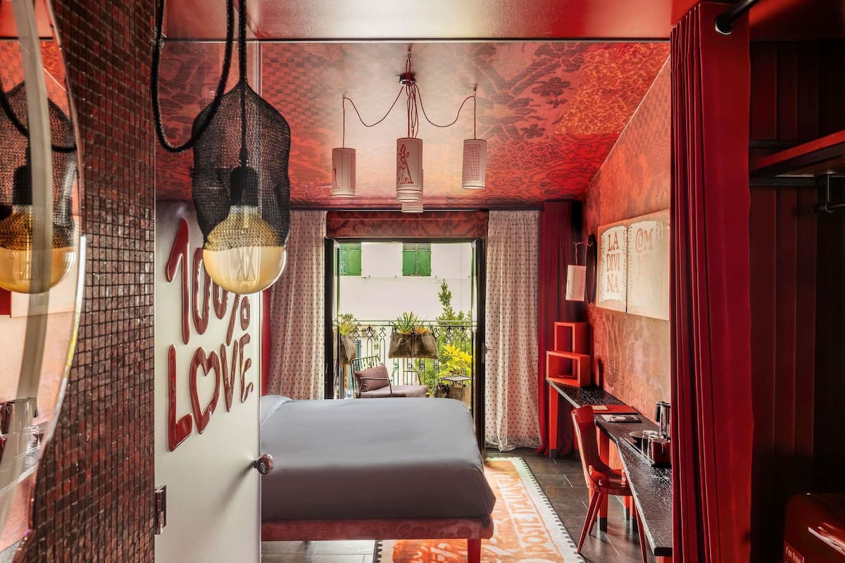 Medium Rosso with Balcony | Premium bedding, down comforters, free minibar, in-room safe