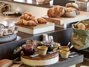 Daily buffet breakfast (EUR 24 per person)