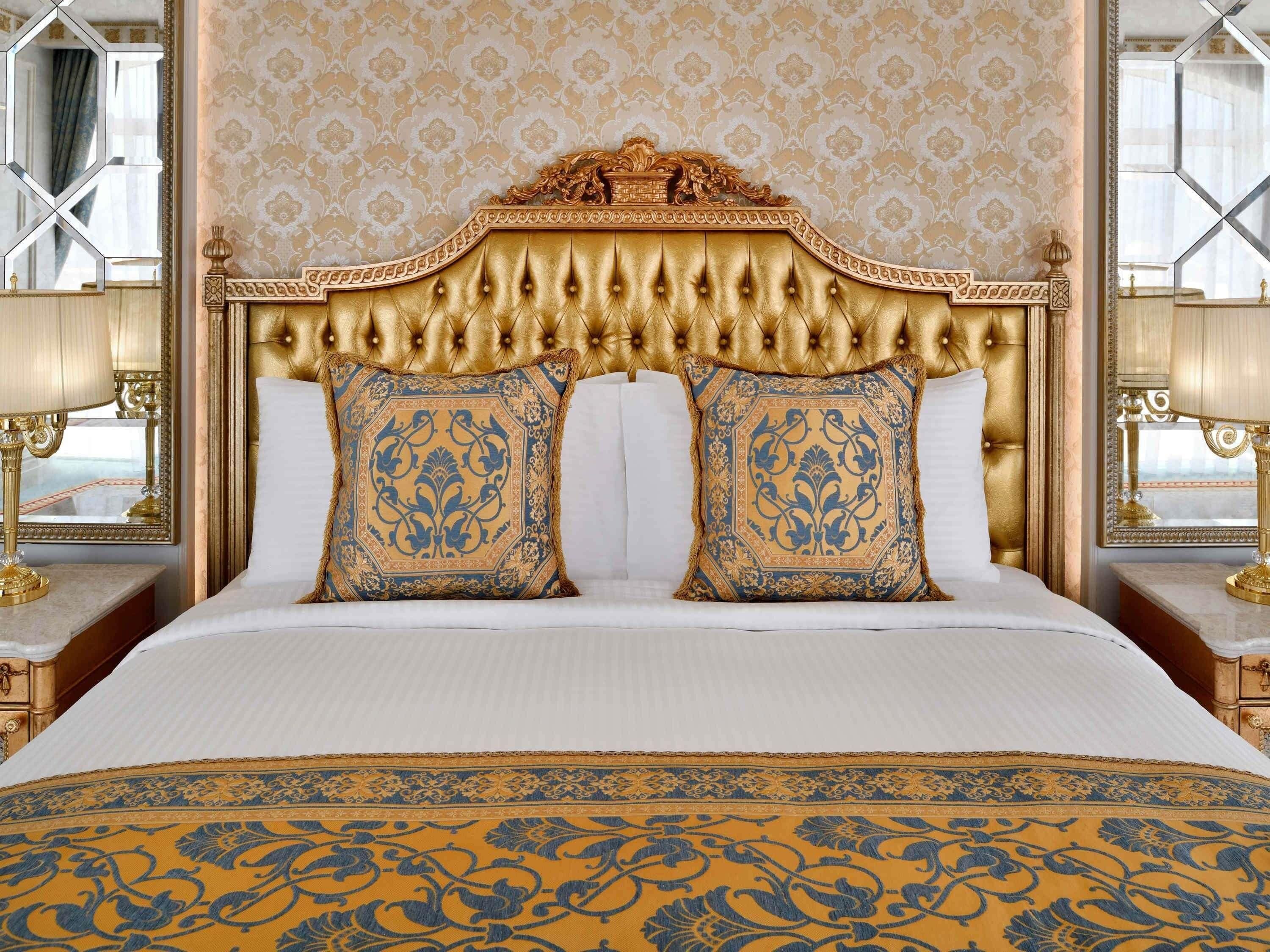 Hypo-allergenic bedding, down comforters, memory foam beds, minibar