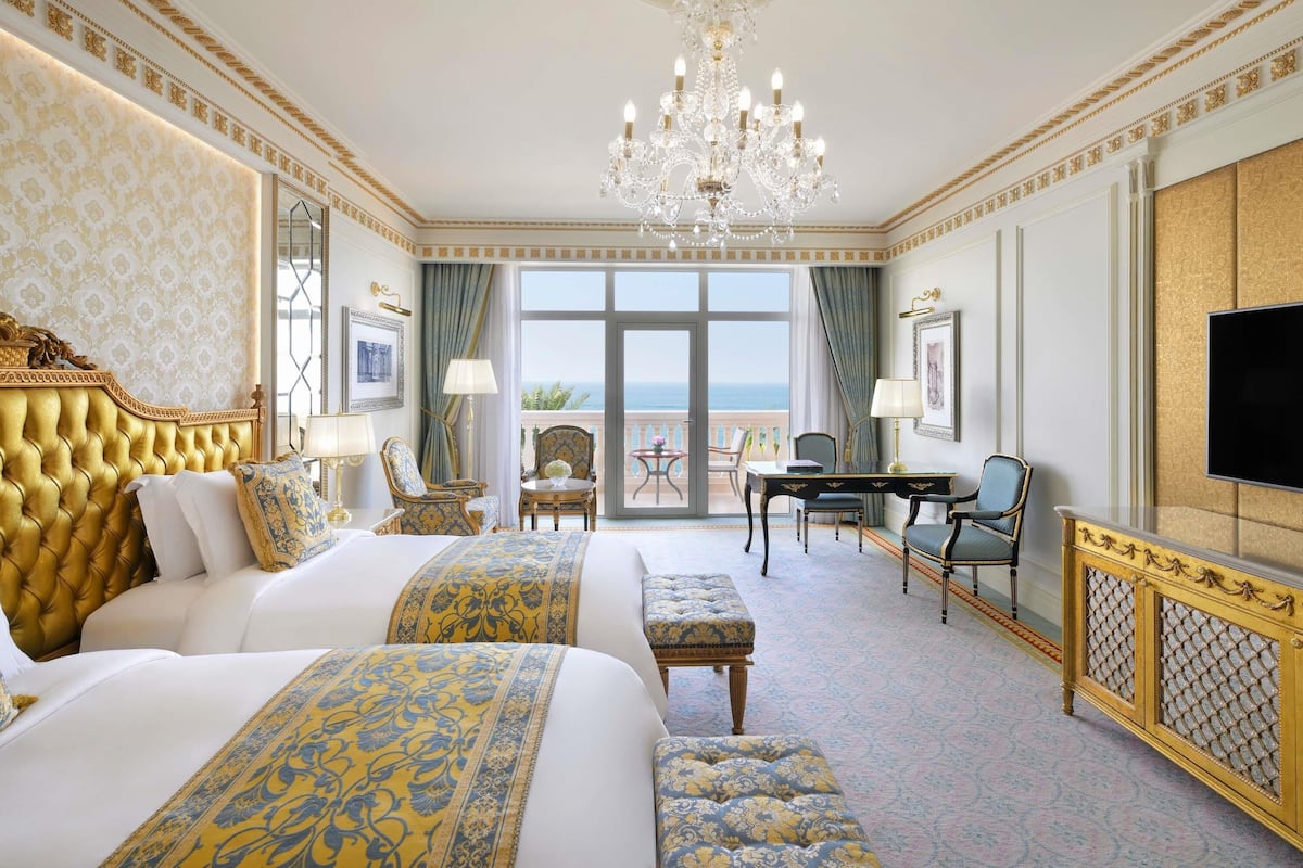 Premier Room, Balcony, Ocean View | 1 bedroom, hypo-allergenic bedding, down comforters, memory foam beds