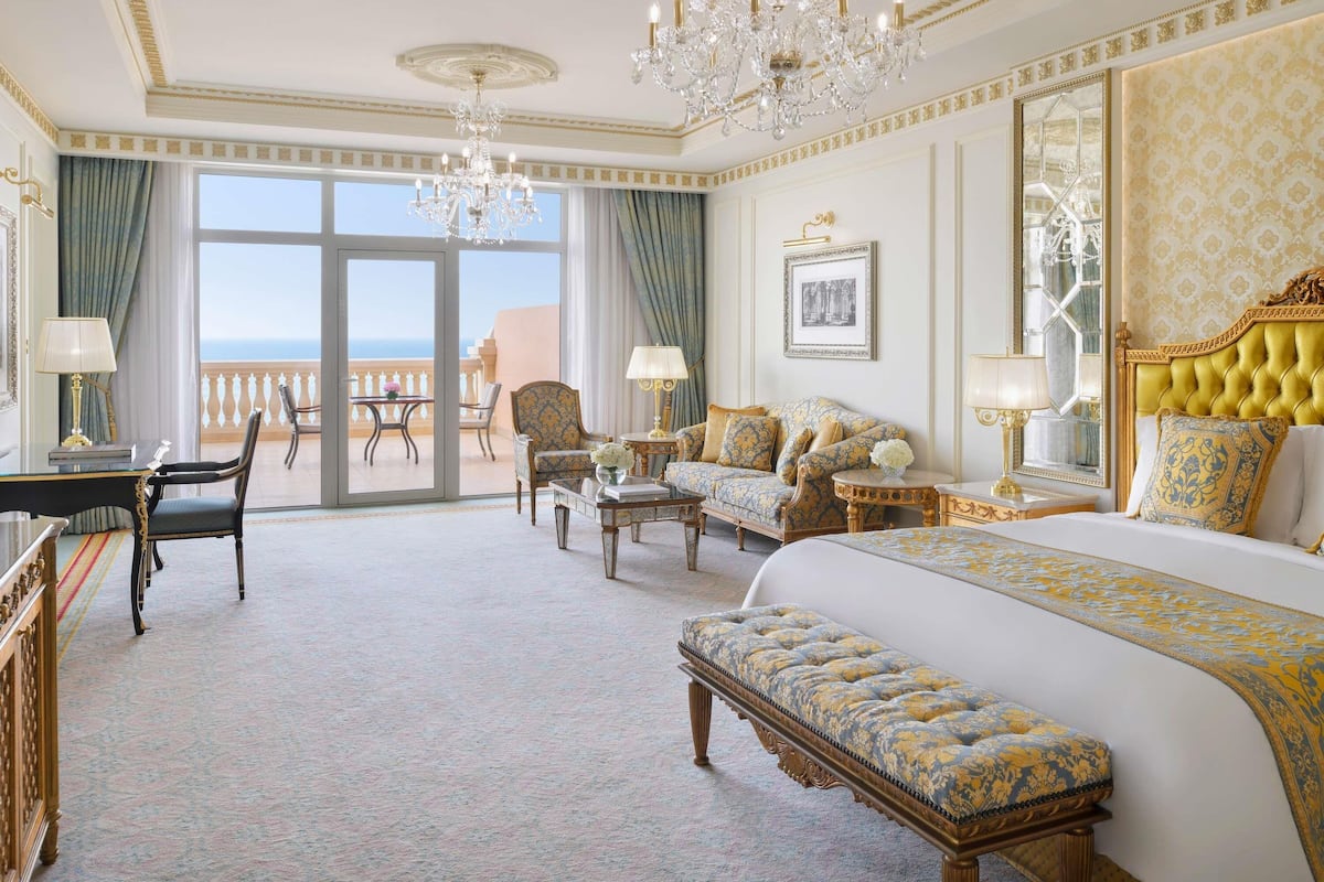 Raffles, Club Room, Club Lounge Access, Ocean View | 1 bedroom, hypo-allergenic bedding, down comforters, memory foam beds