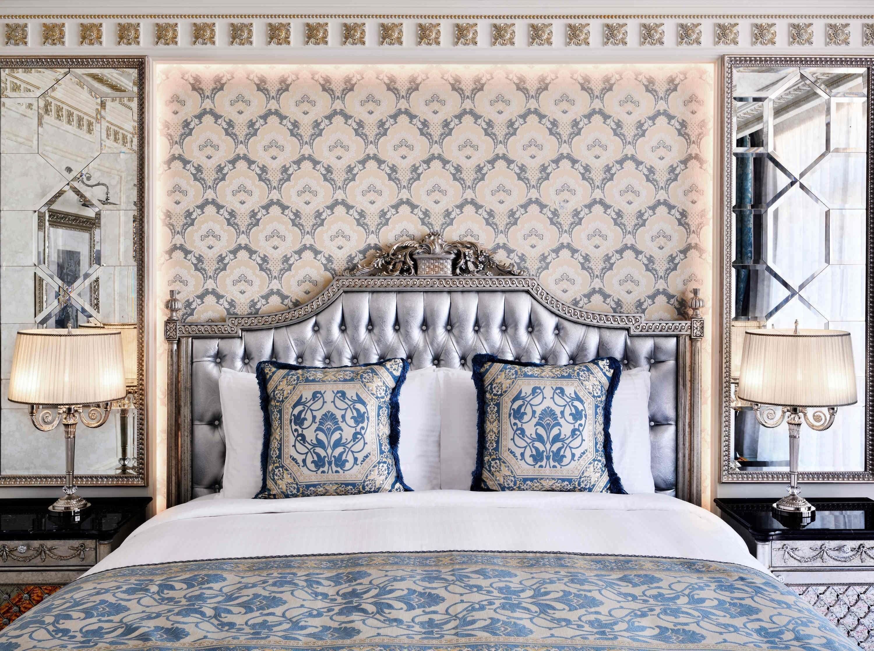 Hypo-allergenic bedding, down duvets, memory-foam beds, minibar
