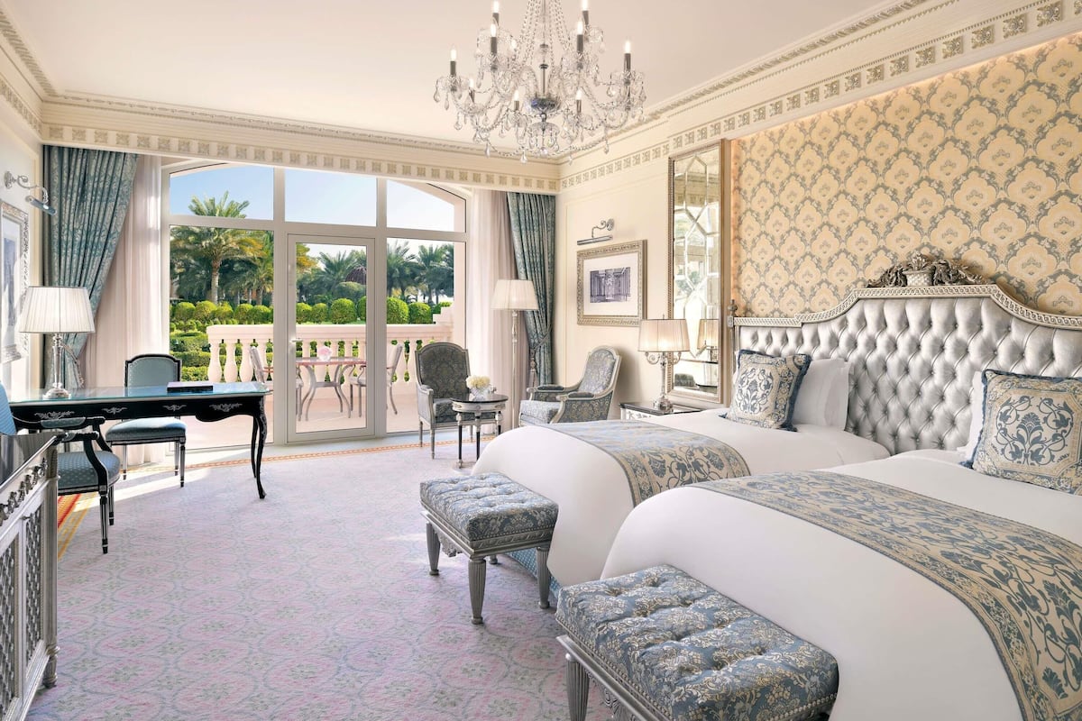 Premier Garden Walk Room With Private Terrace | Hypo-allergenic bedding, down duvets, memory-foam beds, minibar