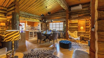 Premium Suite, 2 Bedrooms, Non Smoking, Sauna | Living area | Flat-screen TV