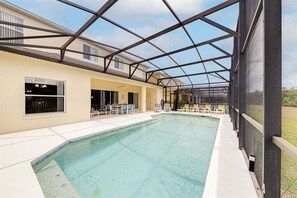 A heated pool - Beautiful, spacious 5 bed villa with sunny private pool, overlooking conservation land (Davenport)
