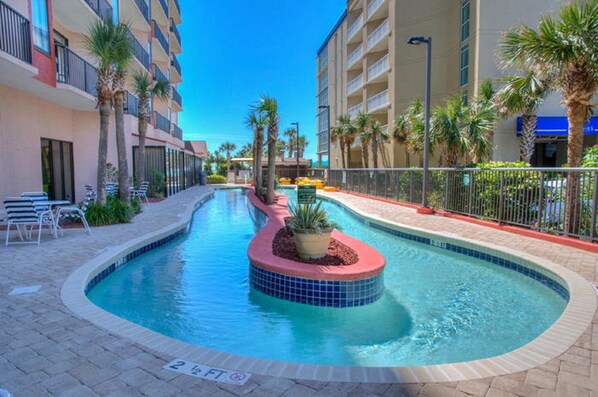 Indoor pool, outdoor pool