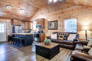 Smart-tv en een open haard