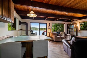 Interior - Soundfront Home w/ 3 Decks, Kayaks, Shared Dock & Water Views - 2 Dogs OK (Shelton)