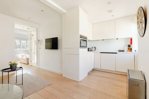 设计公寓 | 私人厨房 | 大冰箱、微波炉、烤箱、炉灶