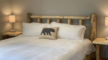 3 habitaciones, tabla de planchar con plancha y cuna de viaje