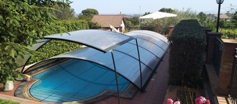 House with private pool.