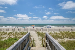 On the beach