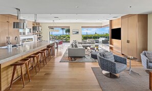 TV, fireplace, DVD player, books