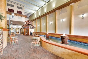 Indoor pool, a heated pool