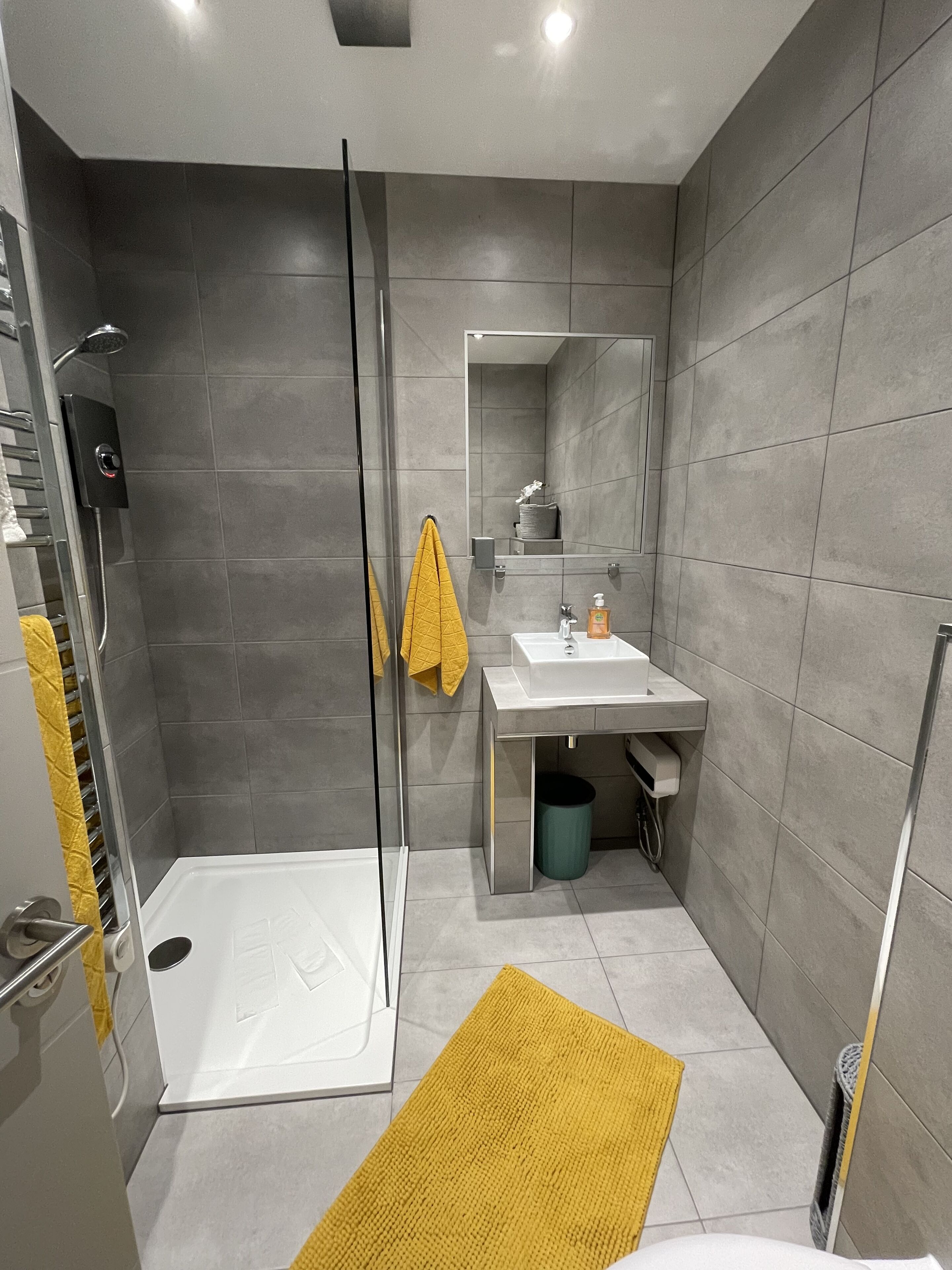 淋浴設備、風筒、提供毛巾、番梘