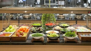 A buffet with various food items including fruits, vegetables, and salads. - Four Points by Sheraton Istanbul Kagithane (Istanbul)