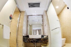 Bathroom - Greentree Inn Lanzhou Yanbei Road United University Express Hotel (Lanzhou)