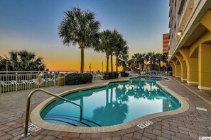 Indoor pool, outdoor pool