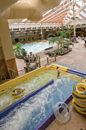 Indoor pool, outdoor pool